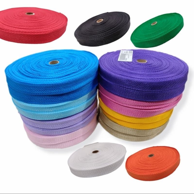 Alça Fita de Bolsa 25mm com 50 metros, Alça de bolsa Nylon, Alça de bolsa de 25mm