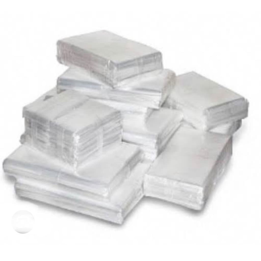 Saco Plástico Transparente P E 0.06 Pacote de 1KG ( Várias Medidas)a