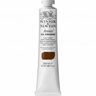 Tinta Óleo Winsor & Newton Artist 200ml S1 Burnt Umber