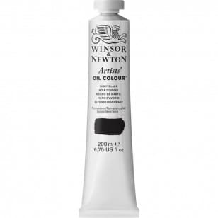 Tinta Óleo Winsor & Newton Artist 200ml S1 Ivory Black