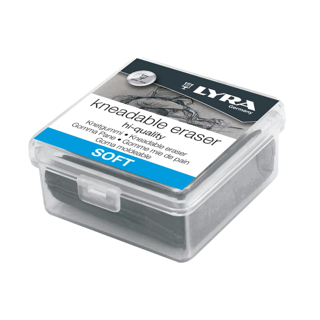 Borracha Artística Maleável Lyra Limpa Tipos Desenho