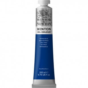 Tinta Óleo Winsor & Newton Winton 200ml 516 Phthalo Blue