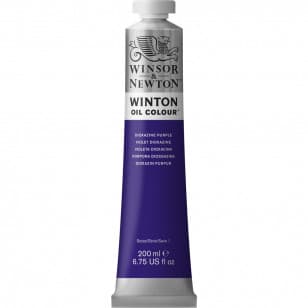 Tinta Óleo Winsor & Newton Winton 200ml 229 Dioxazine Purple