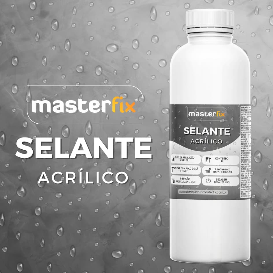 Selante para Cimento Queimado 1L - masterfix
