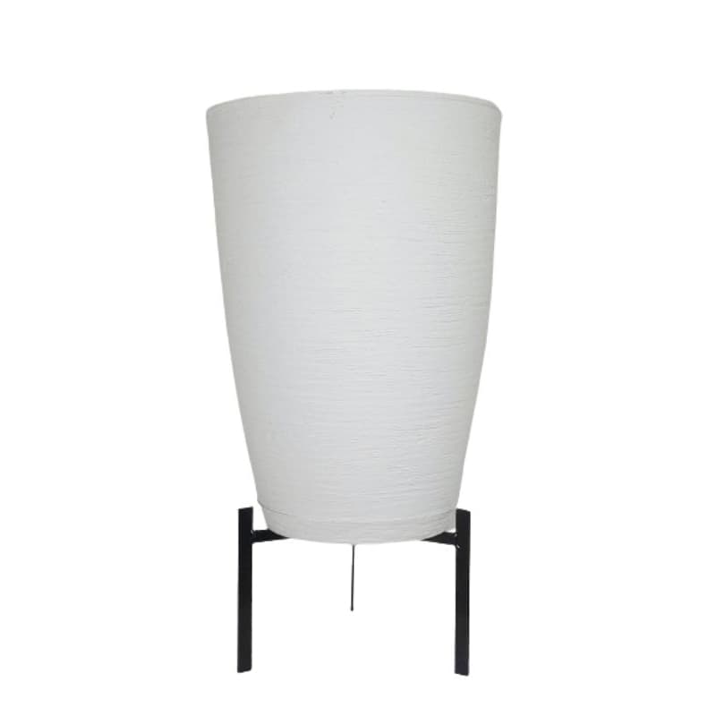 Vaso para planta cone bojo N1 44x32cm em polietileno com suporte