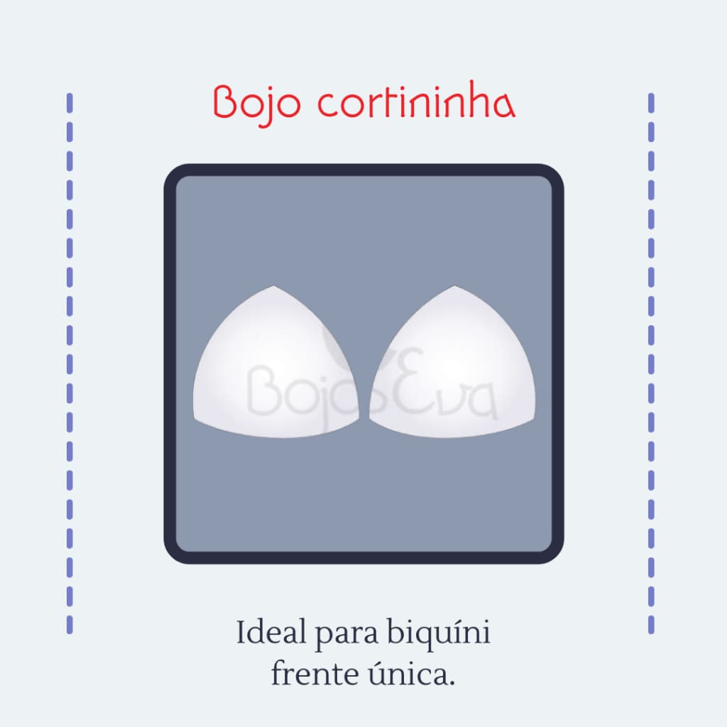 10 Pares de Bojo Cortininha - Bojo de EVA 100% Impermeavel - Bojo Biquini, Fitness, Modinha e Crochê