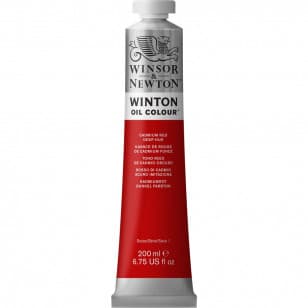Tinta Óleo Winsor & Newton Winton 200ml 098 Cadmium Red Deep Hue