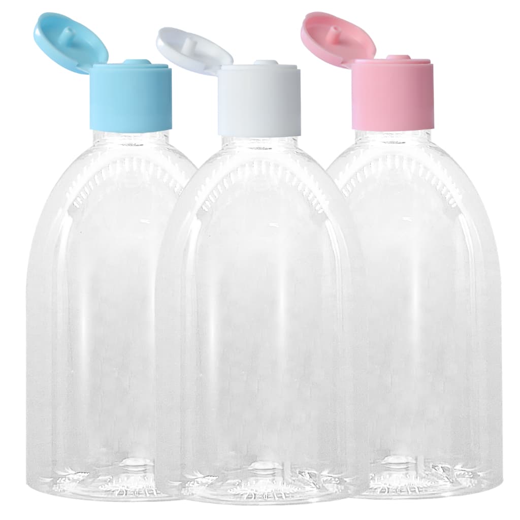 10 Frascos de Plástico Vazio 100ml Com Tampa Fliptop