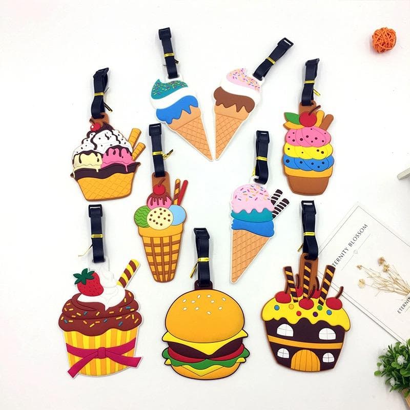 Z.W BIJUX -Identificador De Mala De Viagem Tag de Bagagem Avião Férias Etiqueta Silicone Premium