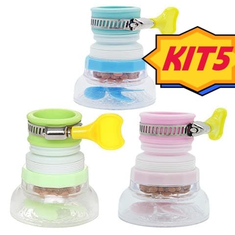 Chuveirinho Bico Retrátil Giratória 360° Filtro De Água Arejador Torneira Promoção