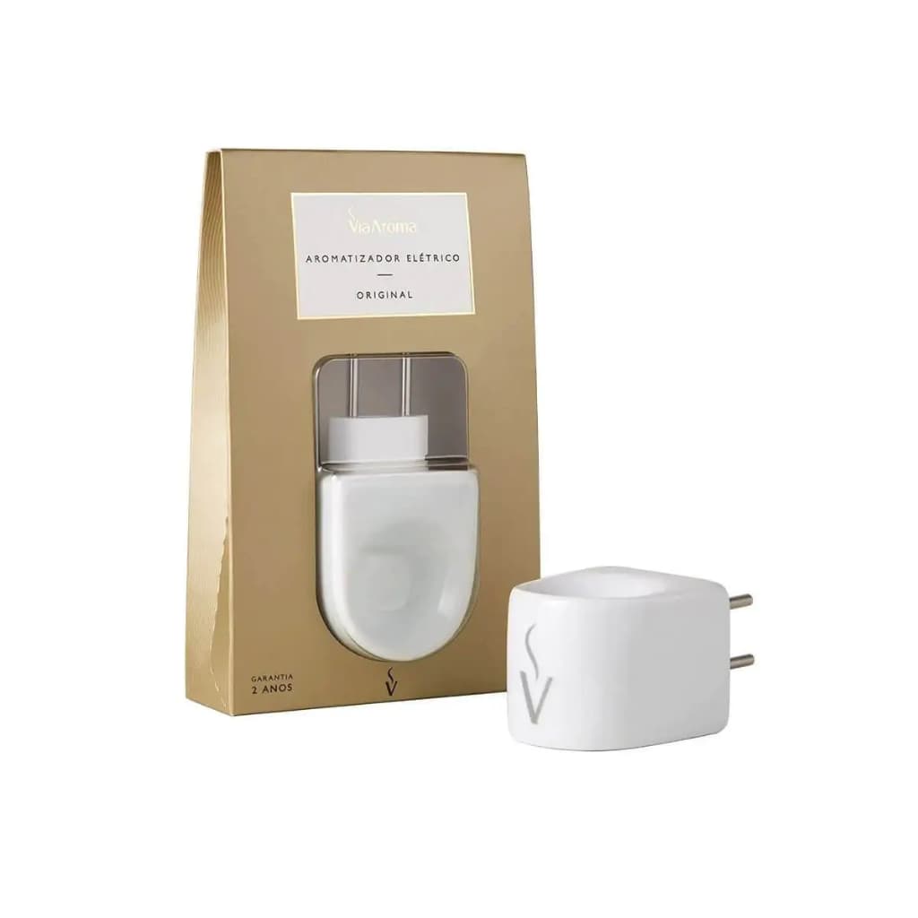 Aromatizador Difusor Elétrico Porcelana Original Via Aroma 127/220V