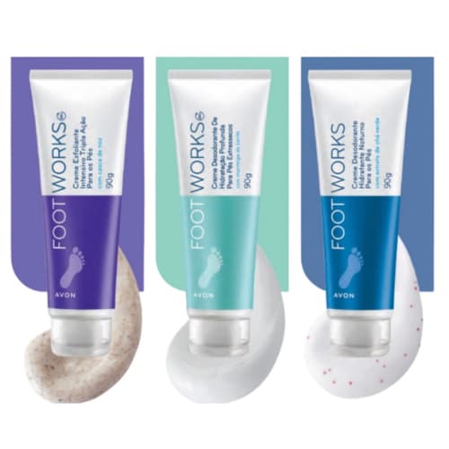 Creme Para os Pés Avon Foot Works - Escolha o Seu