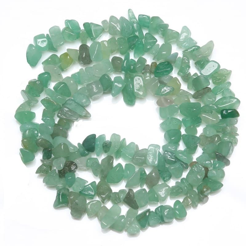 Fio De Cascalho Pedra Natural Quartzo Verde 6mm Legitimo