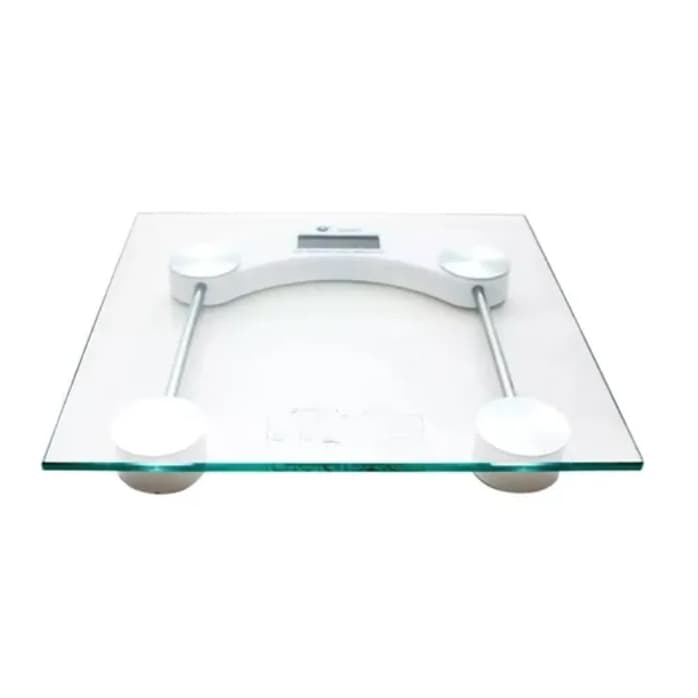 Balança Redonda Digital 180kg LCD Vidro Temperado