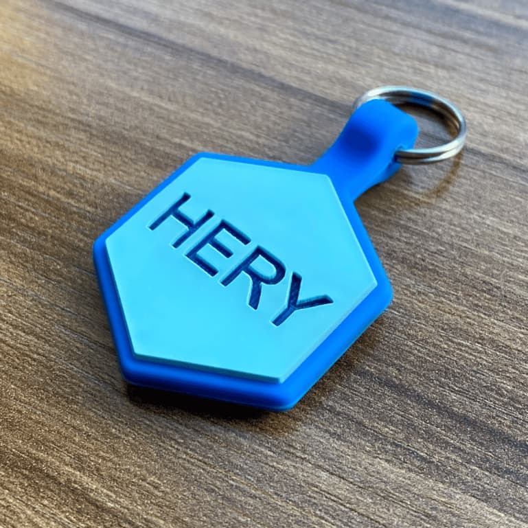 Placas de Identificação Pet Em Borracha Silicone Pet Name Hexágono Candy Colors