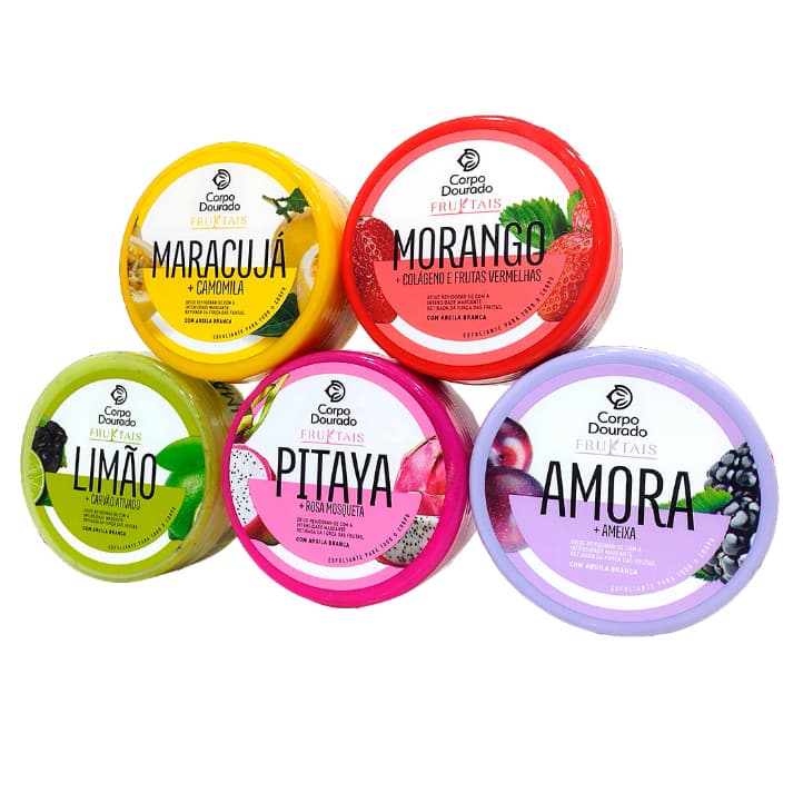 Esfoliante CORPO DOURADO Fruktais Para Todo o Corpo 150g