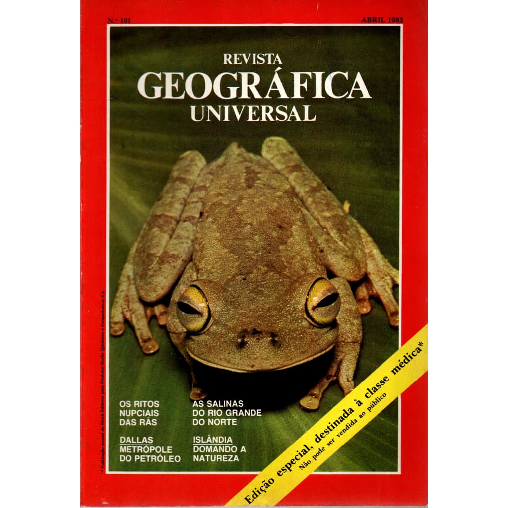 Revista Geográfica Universal, Nº 101, Abril De 1983