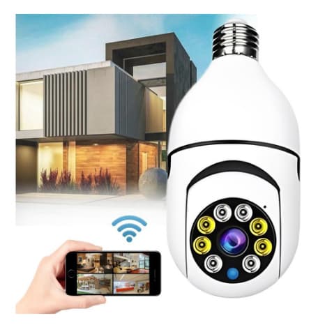 Mini IP Câmera Wifi sem fio visão noturna microfone auto falante acesso remoto aplicativo