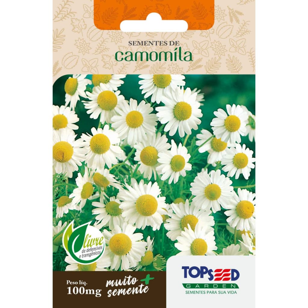 Sementes de Camomila - Topseed Linha Tradicional