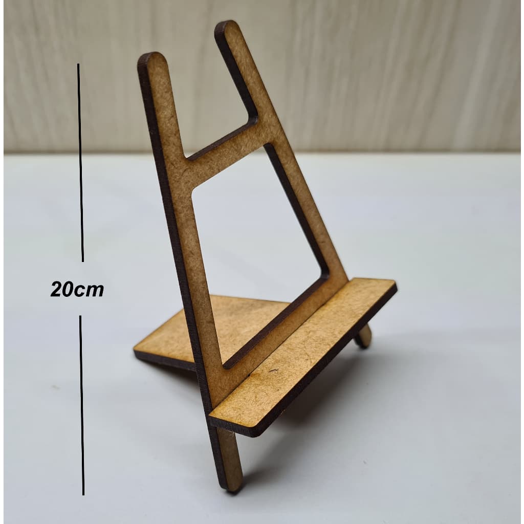 CAVALETE SUPORTE 20x14CM MDF CRU