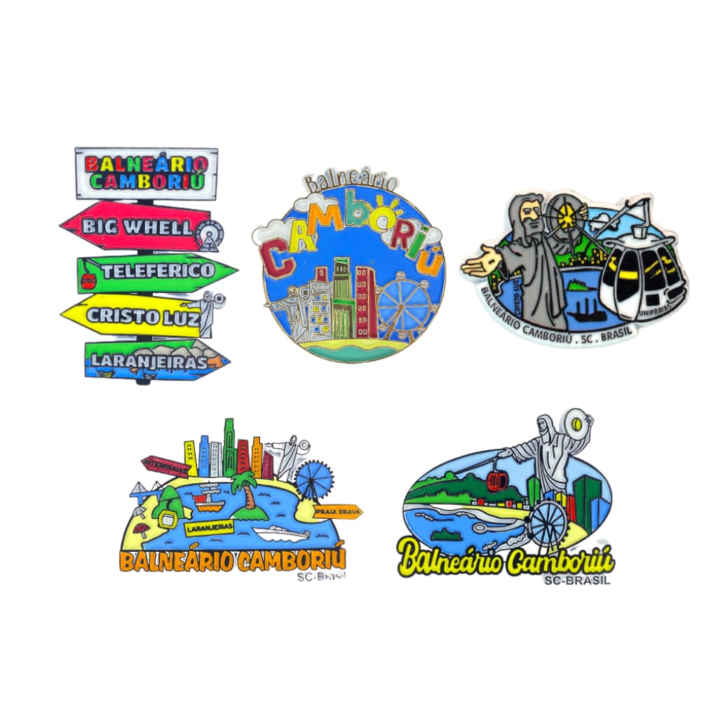 Imãs de Geladeira Balneário Camboriú Decorativos Emborrachados