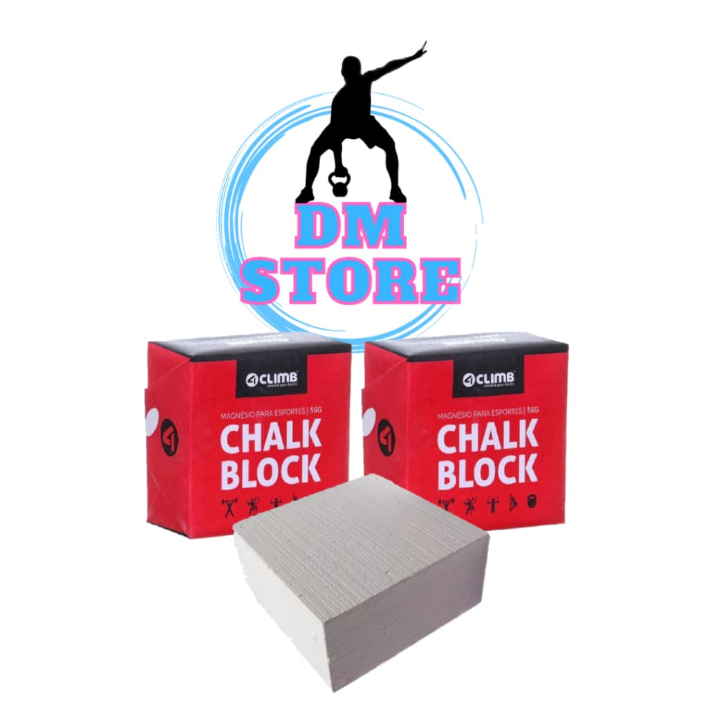 KIT 2 unidades Carbonato De Magnésio - 4climb Chalk Block - 56g