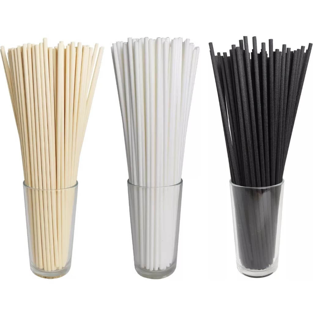 10 Varetas Fibra De Algodão 25cm Para Difusor Aromatizador