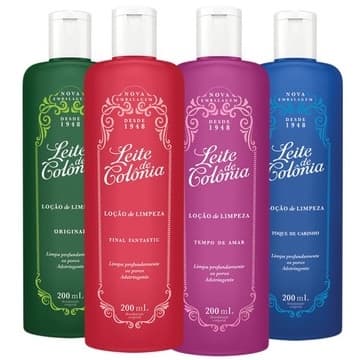 Leite de Colônia 200ml (ESCOLHA SUA FRAGRÂNCIA)