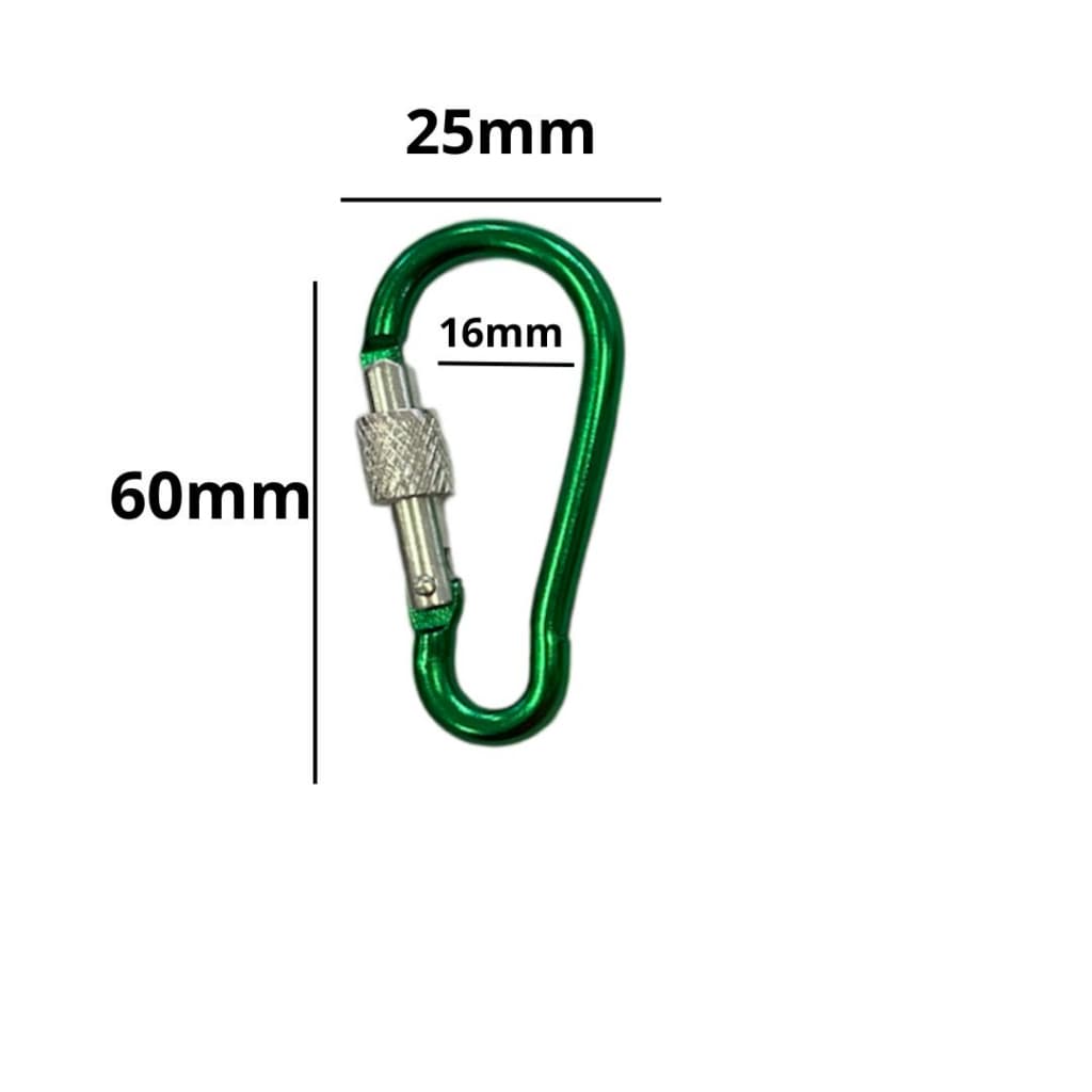 Mosquetão 60mm X 25mm profissional aço galvanizado capacidade de até 95kg