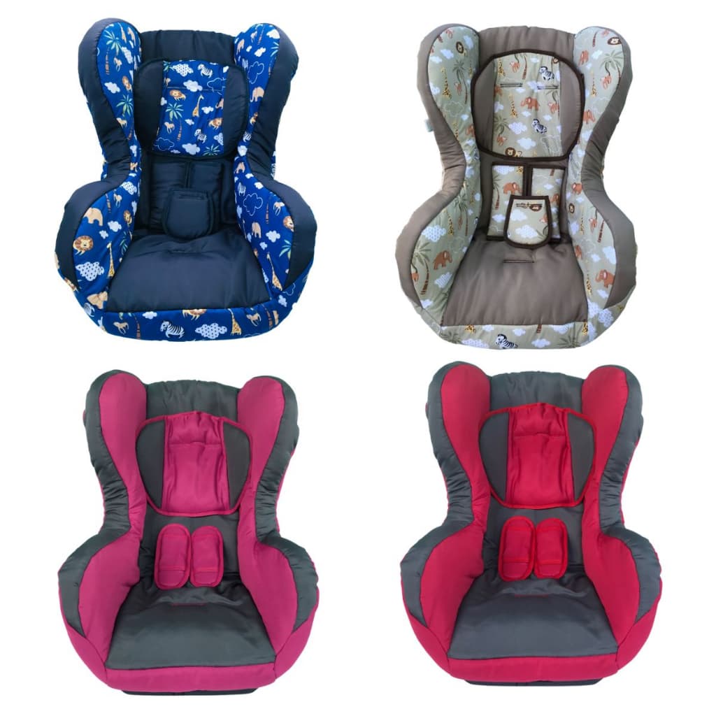 Capa Para Cadeirinha Infantil Protetor Cadeira de Bebe Acolchoada - Ferrari Mickey