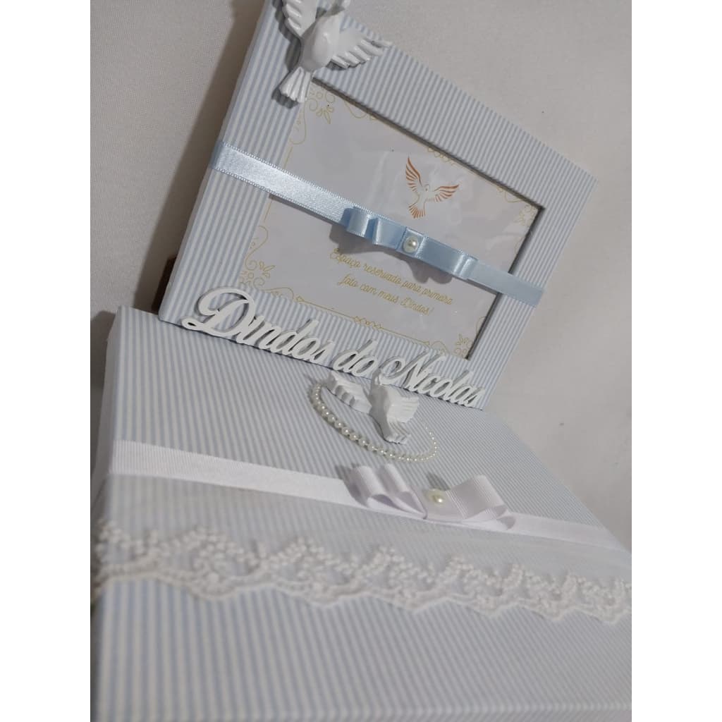 Convite de batizado/porta retrato Dindos/pronta entrega/envio imediato