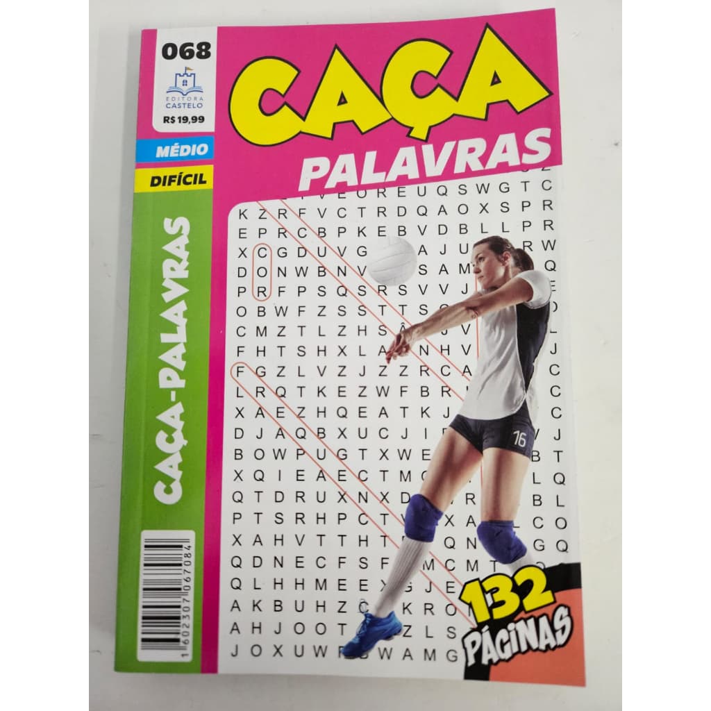 Revista Passatempo Caça Palavras Nível médio  e difícil.