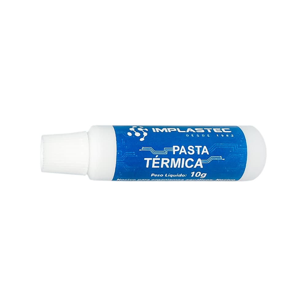 Pasta Termica Implastec 10g Para Processadores, Transistor,  Cpu, Cooler, Placas de Video