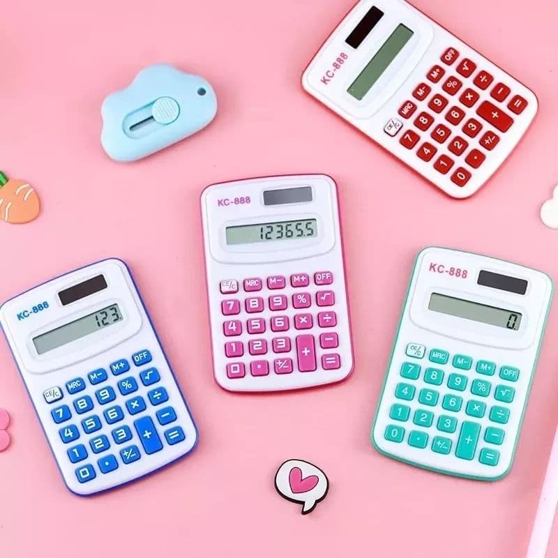 Mini Calculadora Portatil Pequena Para leva Para Na Bolsa Ou Estojo 6314