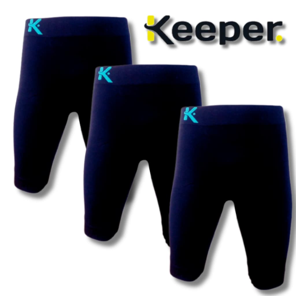 Kit 3 Bermuda Cueca Sem Costura Anti Assadura Térmica Keeper
