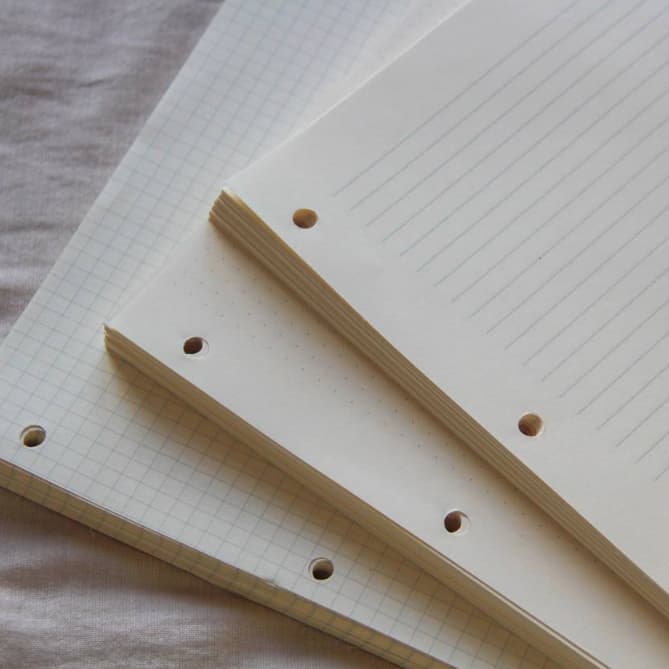 Refil Caderno Argolado Universitário A4 Marfim 100 - 200 folhas