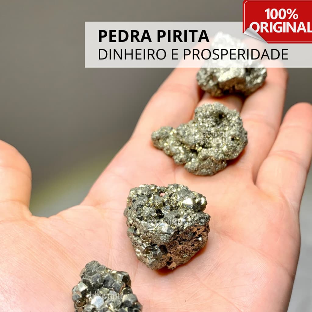 Pirita Pedra Natural Prosperidade e Dinheiro