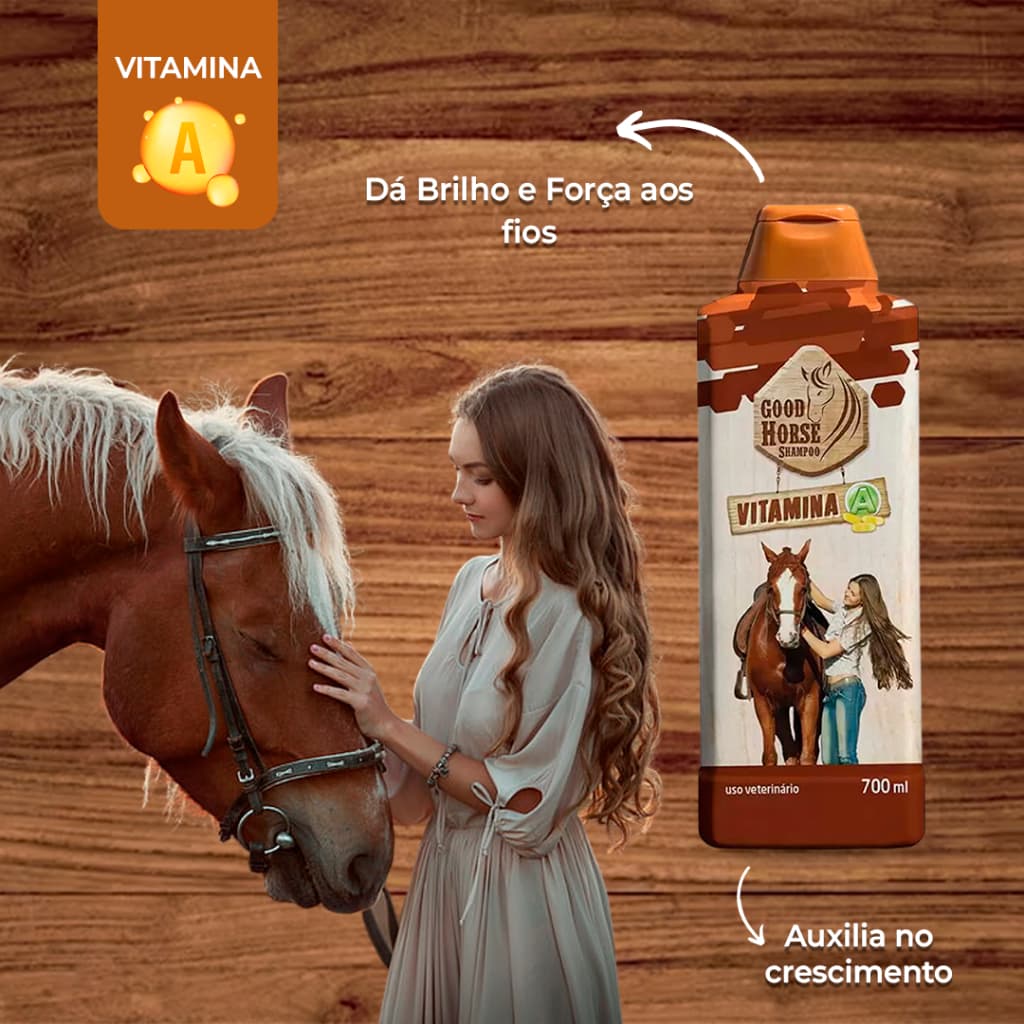 Shampoo Good Horse Vitamina A 700ml