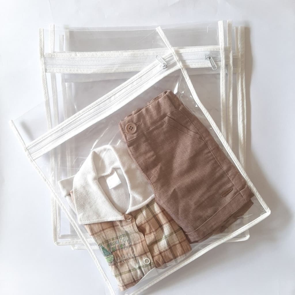 10 Saquinhos Maternidade Organizador Viagem Mala Bebê 27x33 Cm MALA/VIAGEM/ROUPA SECA e MOLHADA/ ROUPA LIMPA