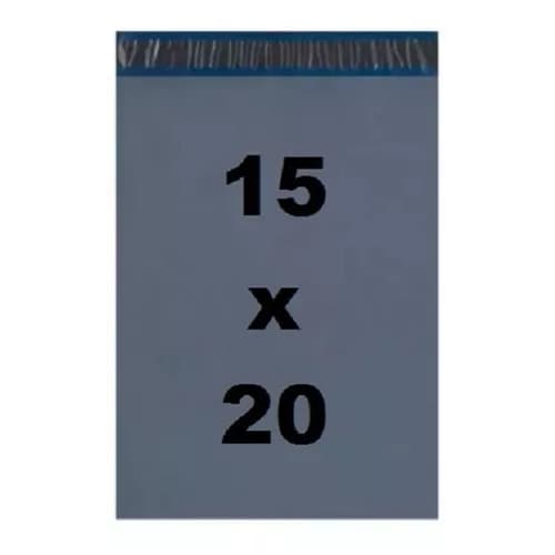 1000 Envelope de Segurança Plástico ECO-FLEX 15x20 Saco Correios Resistente