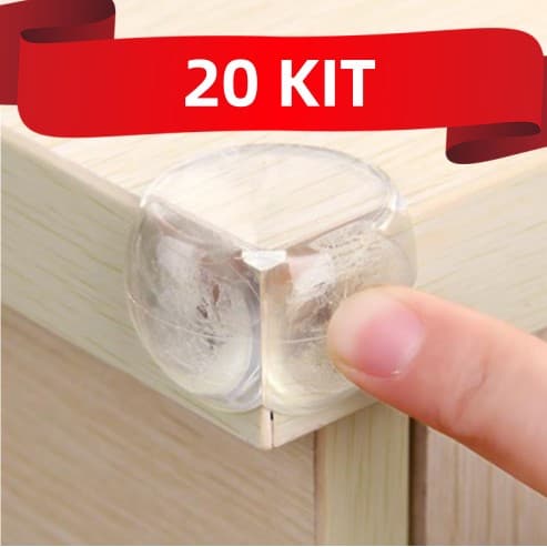 Protetor De Quina Silicone Mesa Segurança Para Crianças E Bebes Proteção Anti-colisão