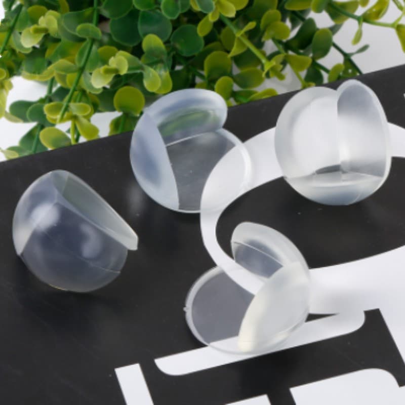 KIT Protetor De Quina Silicone Mesa Segurança Para Crianças E Bebes Proteção Anti-colisão