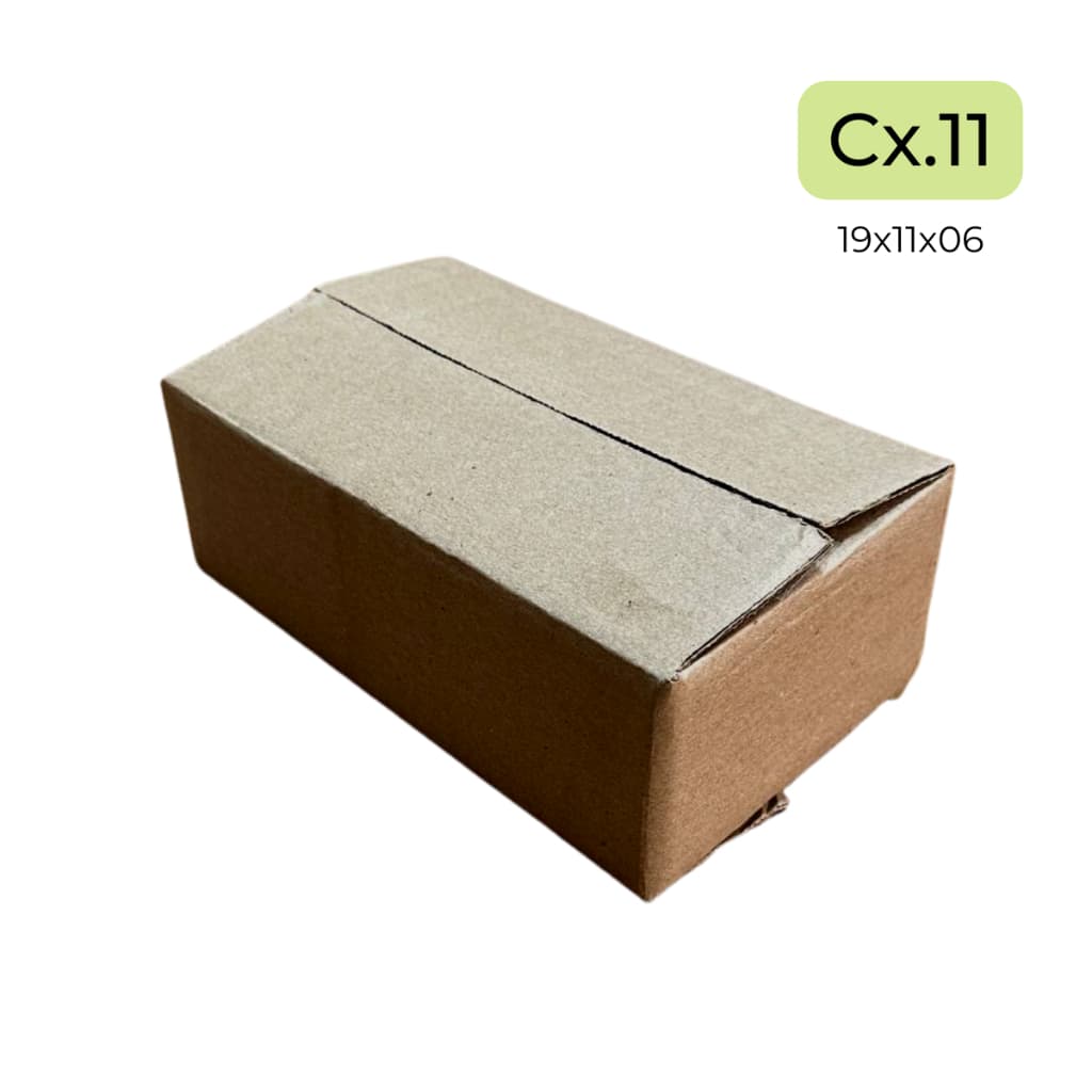 Caixa Papelão Correios / 19x11x6- Montável - 50 Cxs