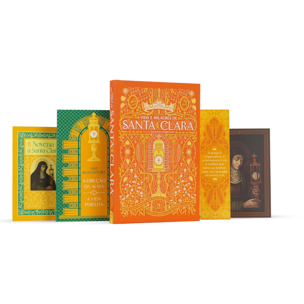 Livro Vida E Milagres De Santa Clara - Box Completo
