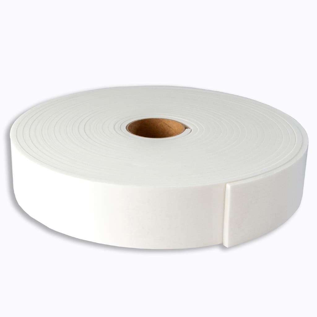 Fita de Eva Branco para Ripado 50mm X 5mm x 10metros