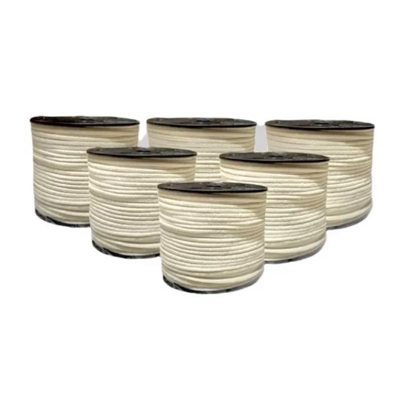 corda/cordão de algodão trançado 4mm 100metros DIVERSAS CORES PROMOCAO