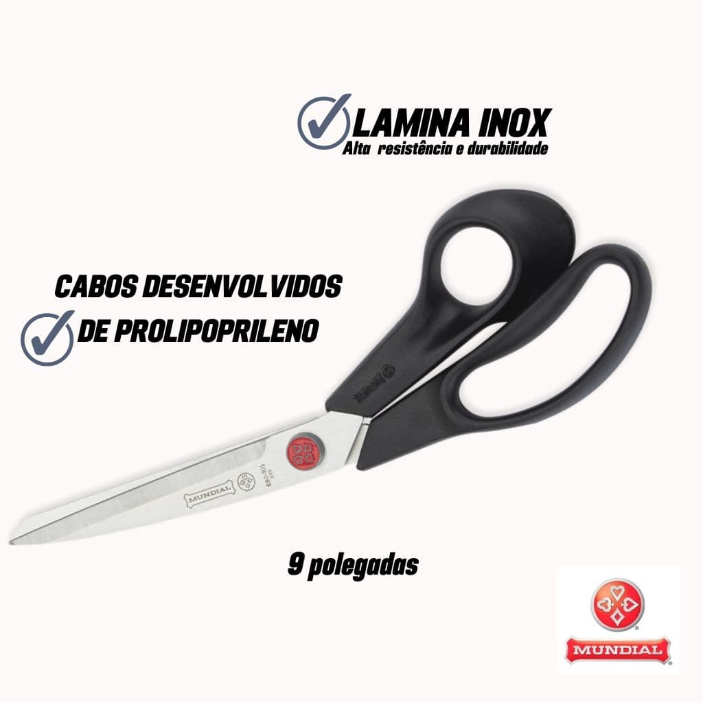 Tesoura Profissional Mundial Ponto Vermelho 690N 9-1/2 polegadas (24cm) T-690N-C8-9