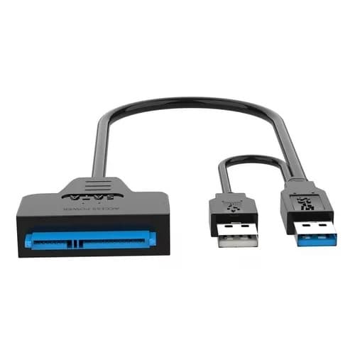 Cabo Conversor Adaptador Usb 3.0 Sata Dual + usb 2,0 12v 2a Hd