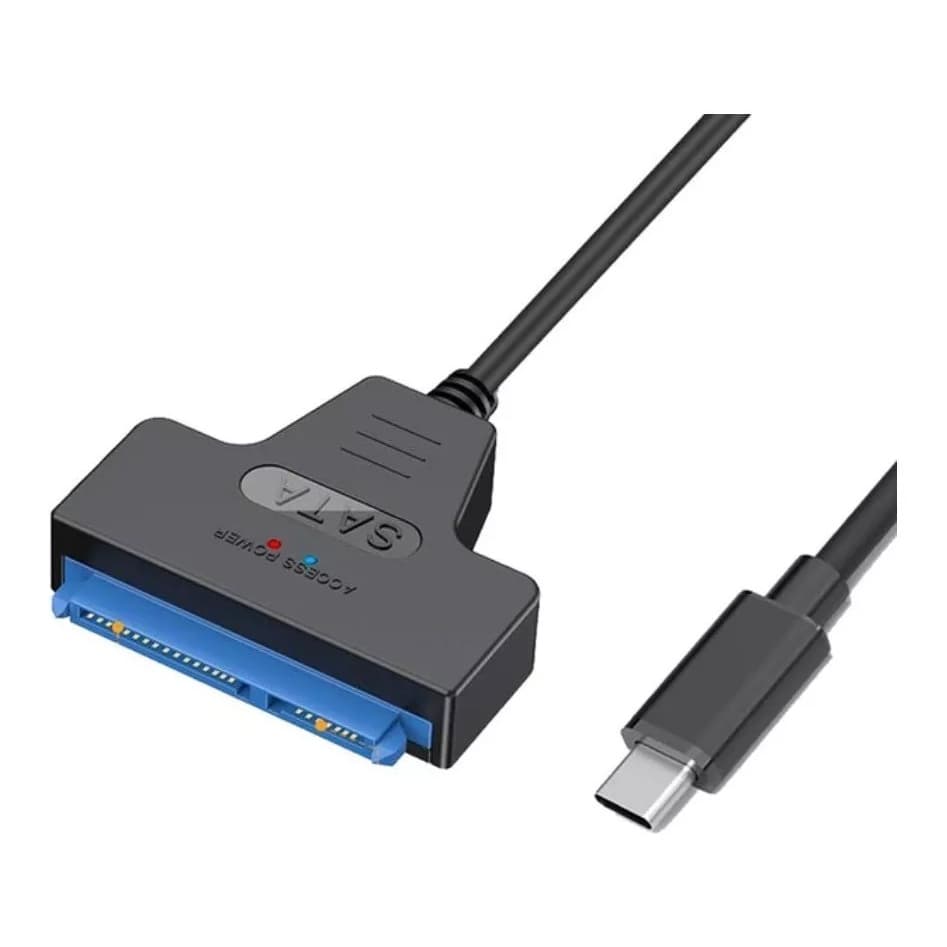 Adaptador Usb-C 3.0 P/ Sata Hd Externo / Ssd 2,5 2.5 Usb-c