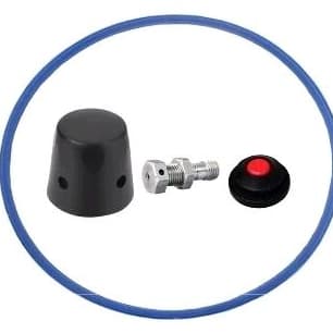 kit reparo panela de pressão 4,5L,1peso, 1pino central, 1borracha guamantec e válvula de segurança borracha